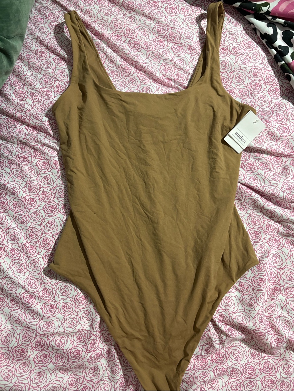 Auden One-Piece Bodysuit in Brown